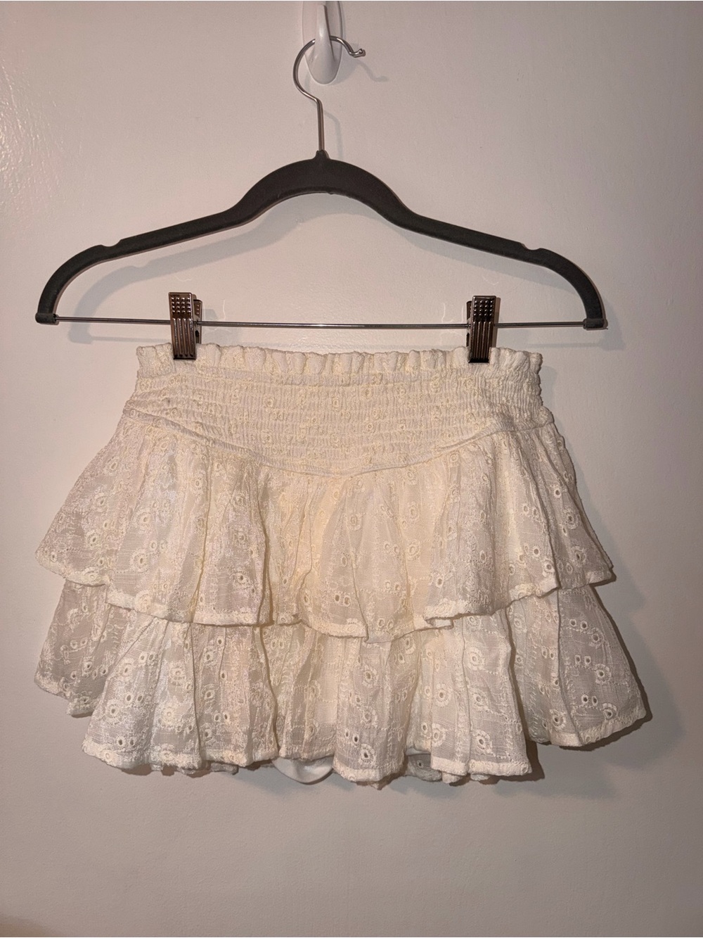 NWT Altard State Ruffle Tiered White Skort - Picture 4 of 8
